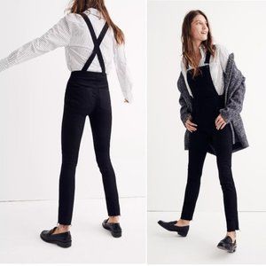 Madewell slim fitting overalls with raw hem, size XS